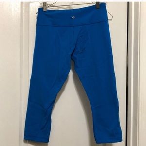 Lululemon Reversible Crop Leggings sz 8